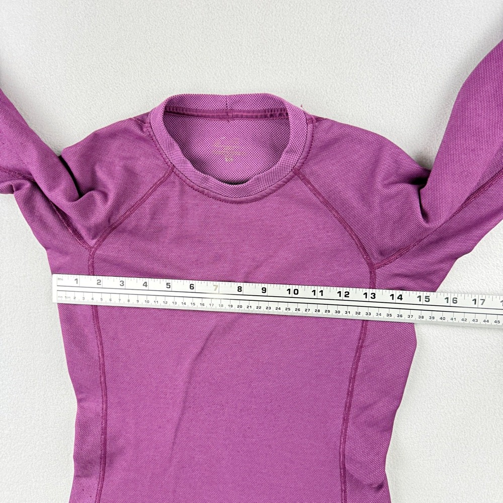 Patagonia Womens Capilene 3 Crew Top Size XS Womens Berry Long Sleeve Baselayer - Picture 5 of 6